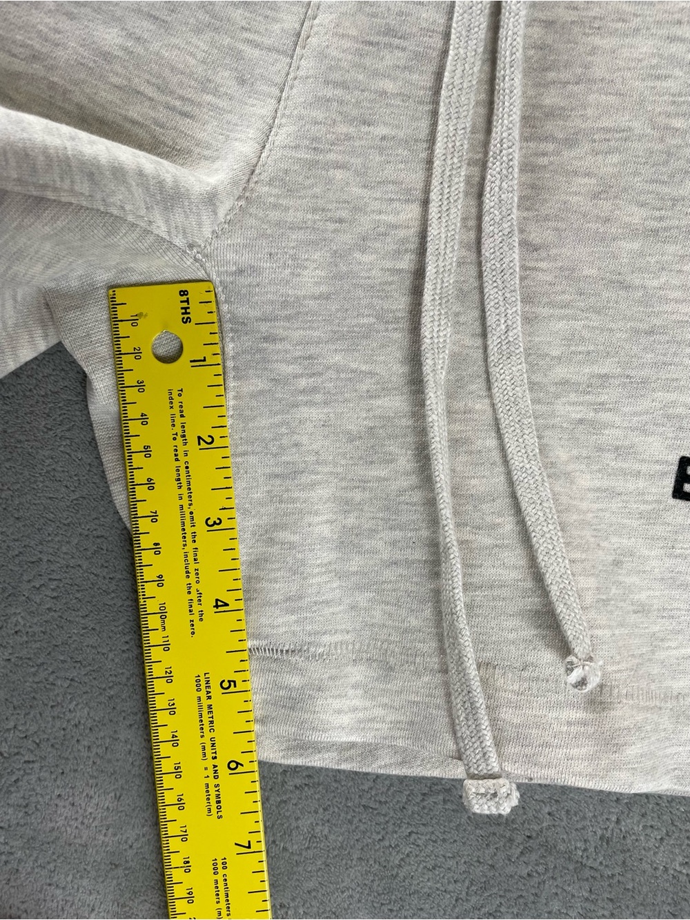 Fear of God Essentials Shorts Gray Cotton Polyester Fleece, Pockets Drawstrings - Picture 6 of 14